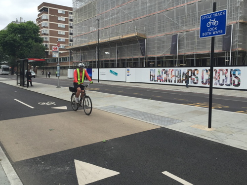 Tfl cycle lanes clearance
