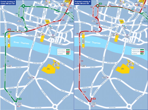 TfL plans to extend bus route 388 to the Elephant but curtail 100