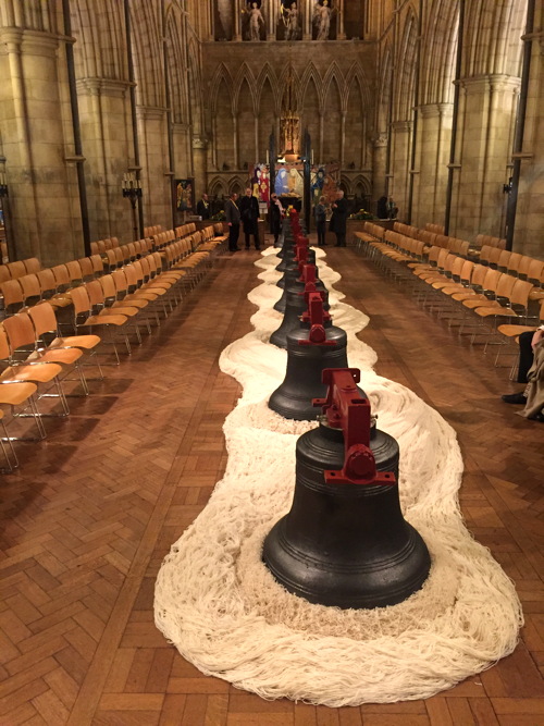 Southwark Cathedral's bells returned to tower after restoration