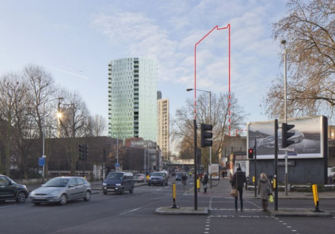 Newington Causeway: 24-storey tower of hotel and flats approved