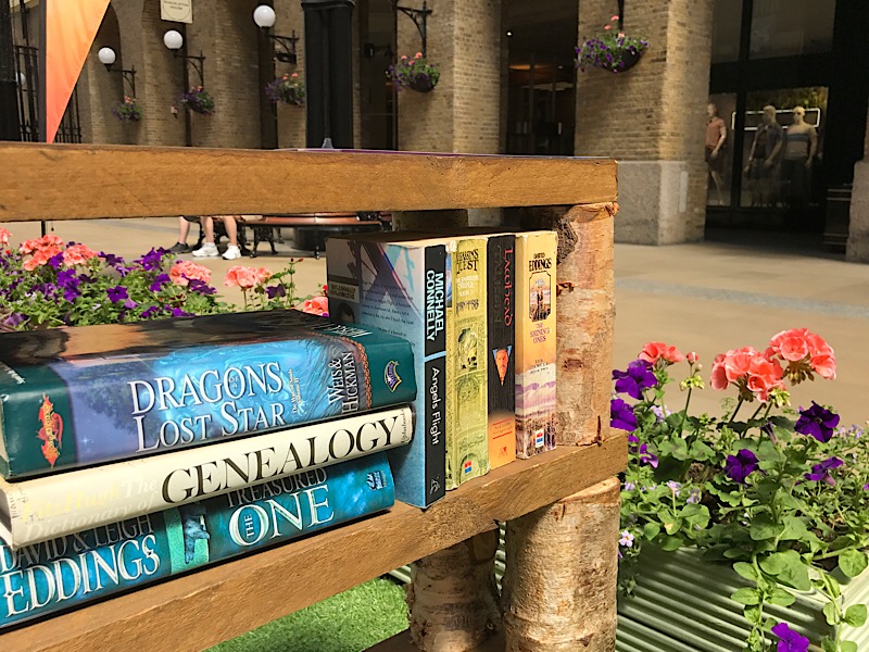 Book swapping shelves installed at Hay’s Galleria