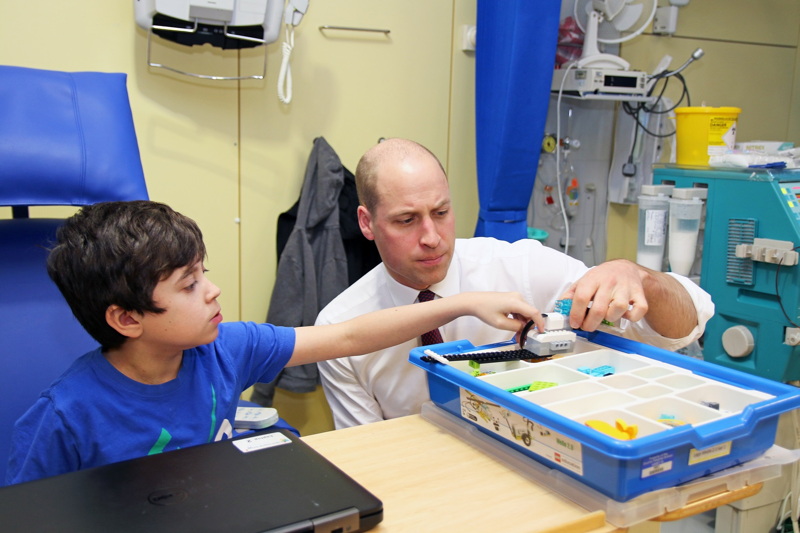 Prince William at Evelina to launch armed forces veterans' scheme