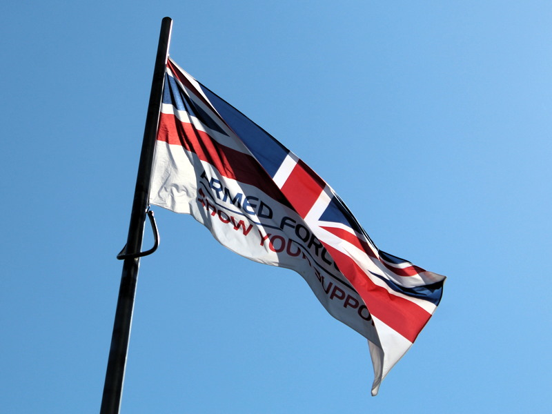 Armed Forces Day flag raised at City Hall