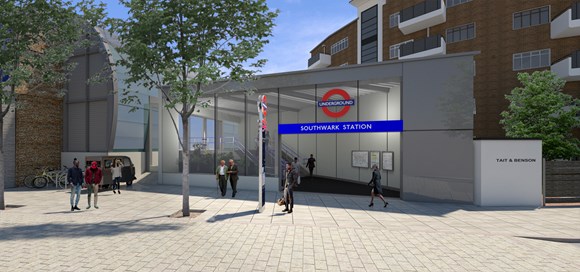 Southwark Tube / Waterloo East Greet Street entrance plan revived