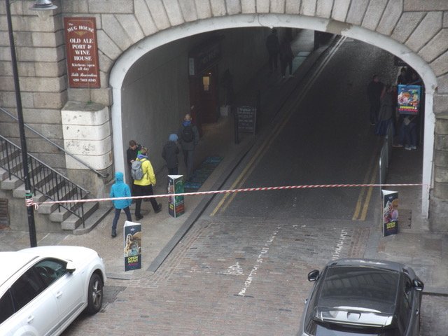 Fire at Mudlark pub next to London Bridge