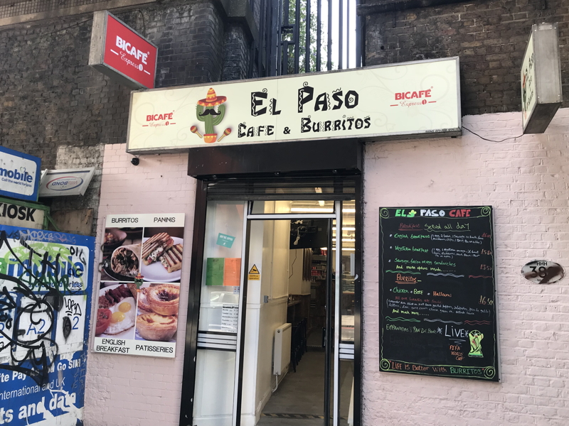 El Paso Cafe & Burritos, Elephant & Castle SE1
