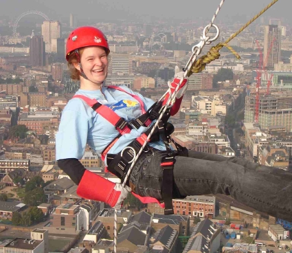 Marie Curie Cancer Care Sponsored Abseil at Guy's Hospital
