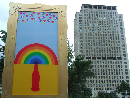 Summer on the 'Coke side of life' in London at Jubilee Gardens