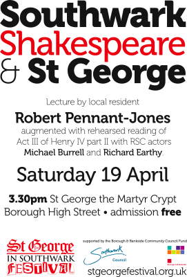 Southwark, Shakespeare & St George at St George the Martyr