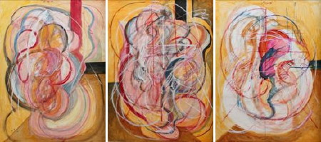 Homage to Francis Bacon: Triptych I