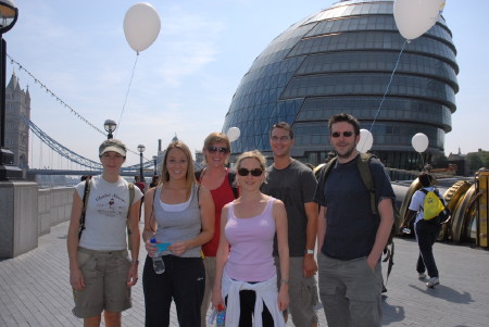 London Thames Walk at City Hall