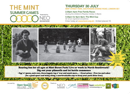 Mint Summer Games at Mint Street Park