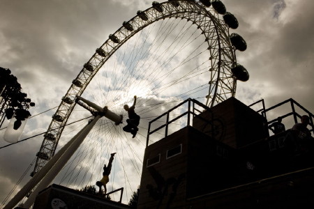 Barclaycard Freerun Zone at Jubilee Gardens