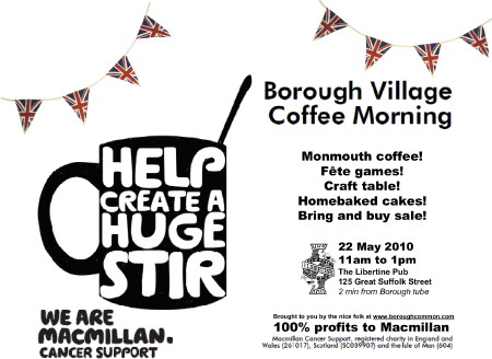 The Borough Village Coffee Morning at The Libertine