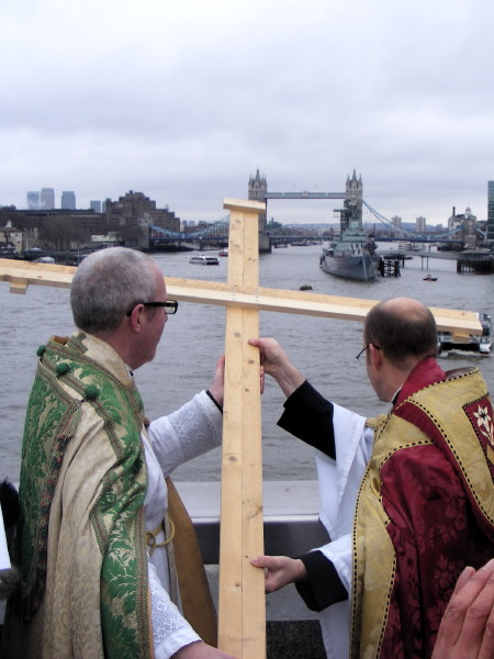 The Blessing of the River Thames at London Bridge