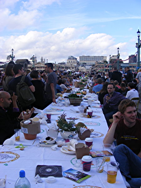 Feast on the Bridge at Southwark Bridge