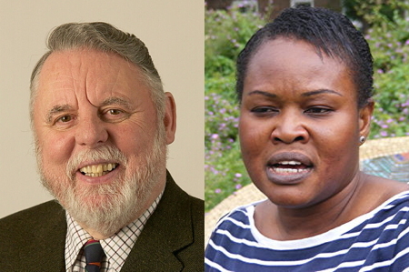 Terry Waite and Grace Idowu