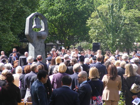 Victory Day Act of Remembrance at Geraldine Mary Harmsworth Park