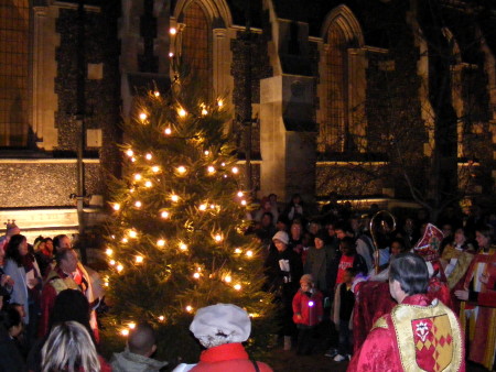 Christingle Service at Southwark Cathedral