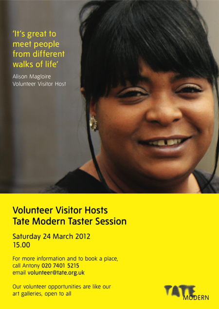 Volunteer Visitor Hosts - Taster Session at Tate Modern