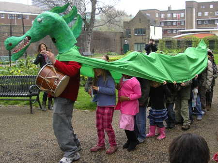 The Great Southwark Dragon Quest at Red Cross Garden