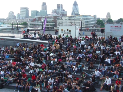 Tinker Tailor Soldier Spy at The Scoop at More London