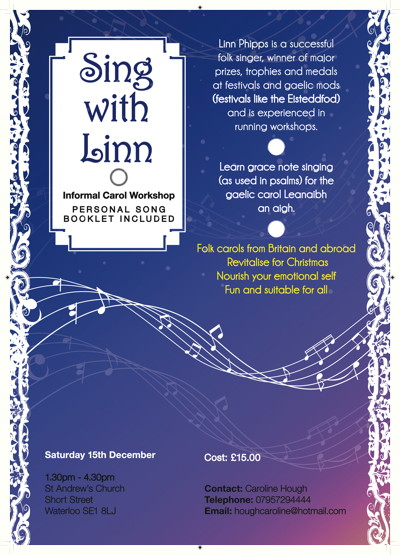 Sing with Linn at St Andrew's Short Street