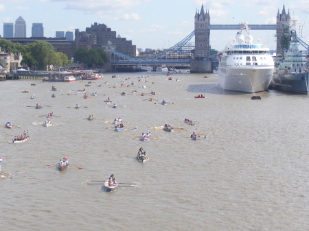 The Great River Race at River Thames