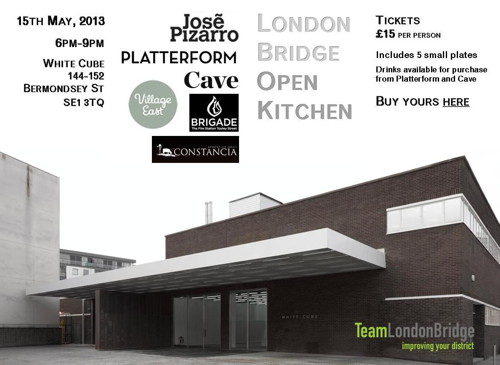 London Bridge Open Kitchen at White Cube Bermondsey