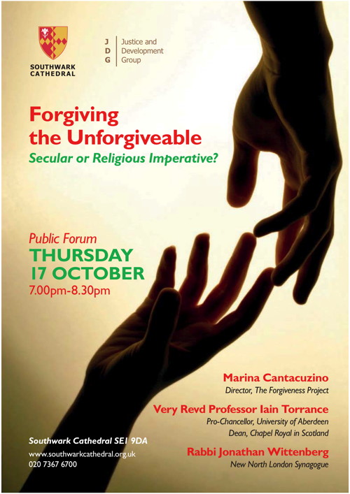 Forgiving the Unforgivable at Southwark Cathedral