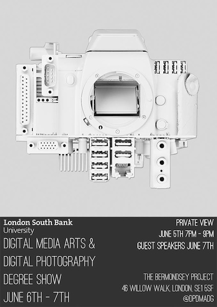 Digital Media Arts and Digital Photography Degree Show at Bermondsey Project