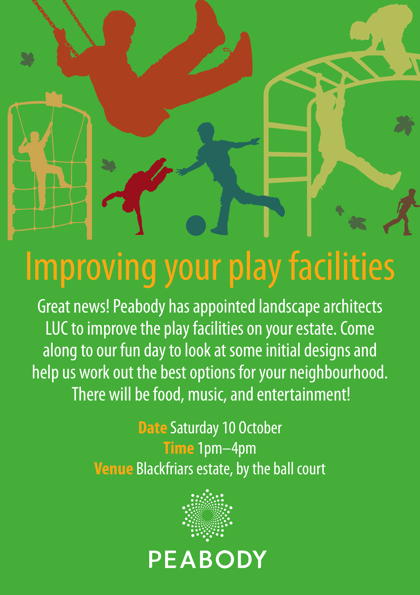 Play Facilities Consultation at Peabody Blackfriars Road Estate