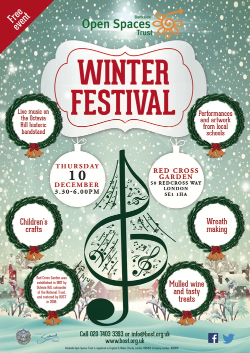 Winter Festival at Red Cross Garden