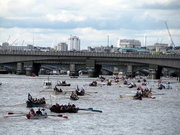 The Great River Race at River Thames
