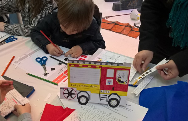 London Fire Brigade Museum Family Activity Day at The Workshop