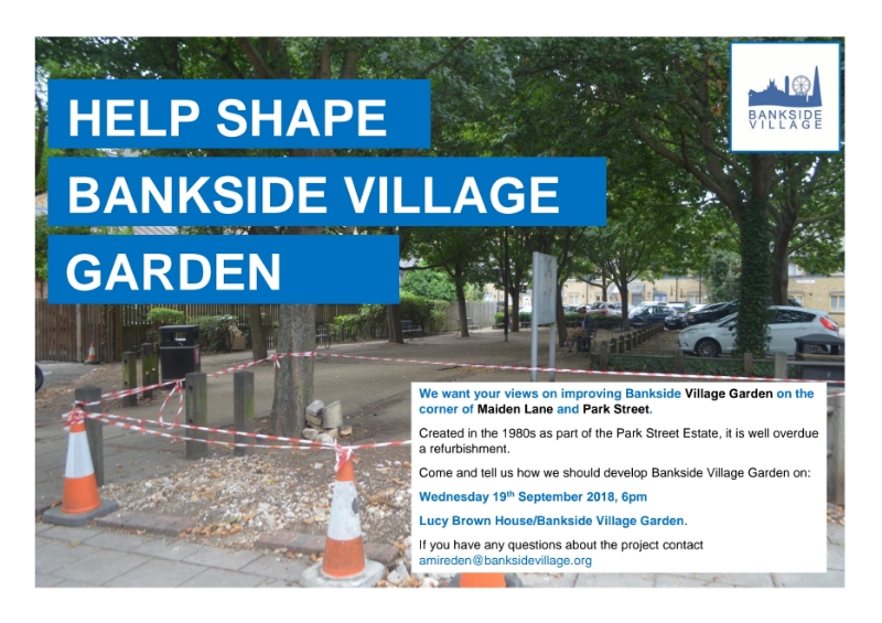 Bankside Village Garden Consultation at Maiden Lane Square