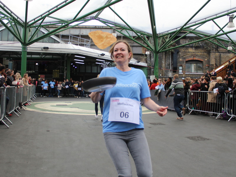 Pancake Day Race at Marlborough Sports Garden