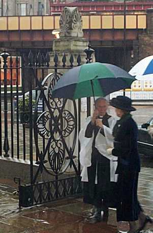 Revd Richard Truss and Princess Alexandra