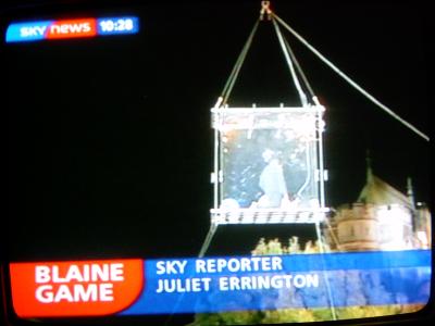 David Blaine on Sky News