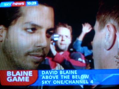 David Blaine on Sky News