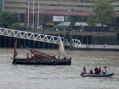Barge on the Thames