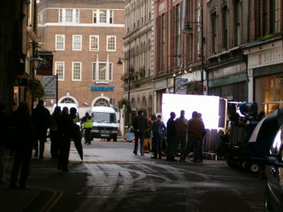 Bridget Jones filming