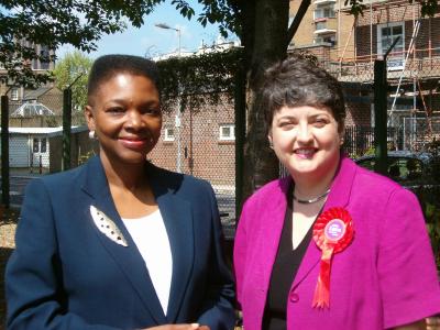 Baroness Amos with Val Shawcross