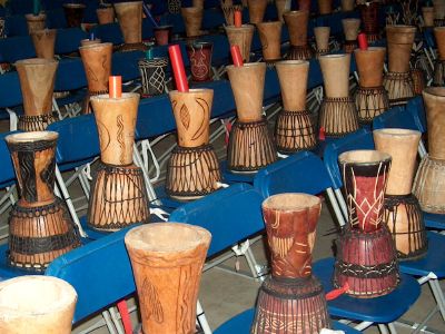drumming in the Turbine Hall
