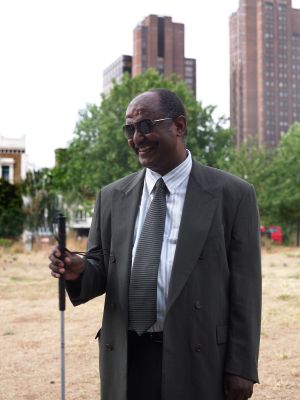 Tesfay Sebhat on Waterloo Millennium Green