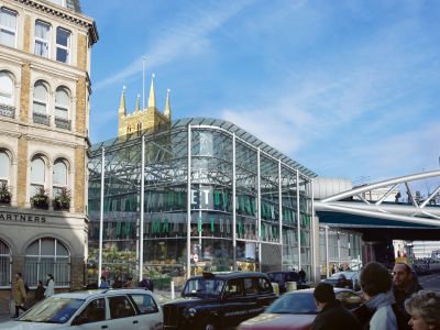 Visualisation of the proposed glazed market hall o