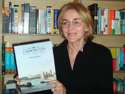 Hannah Renier, author of Lambeth Past, at Crockatt