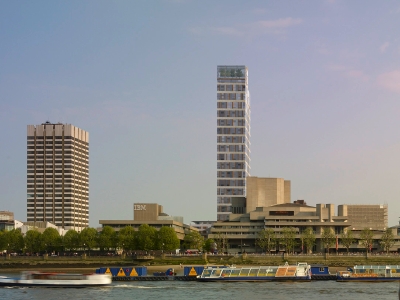 Doon Street tower seen from Victoria Embankment