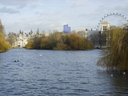 View from St James' Park