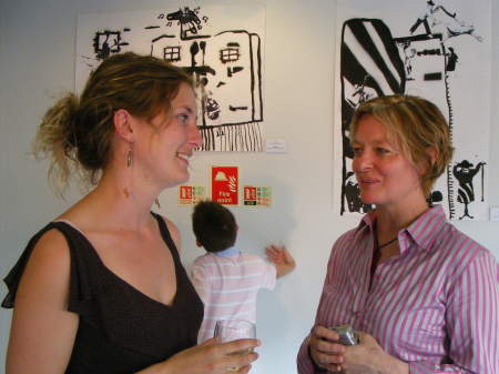 artists Megan Dowsett and Kay Walsh